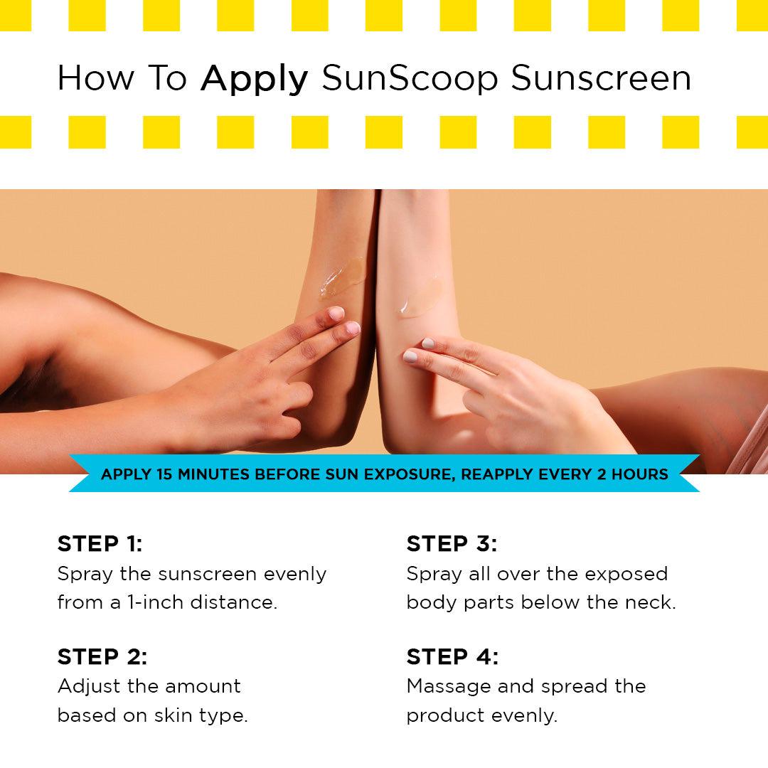 Sunscoop Invisible Sunscreen Spray SPF 60 PA++++ (125ml)
