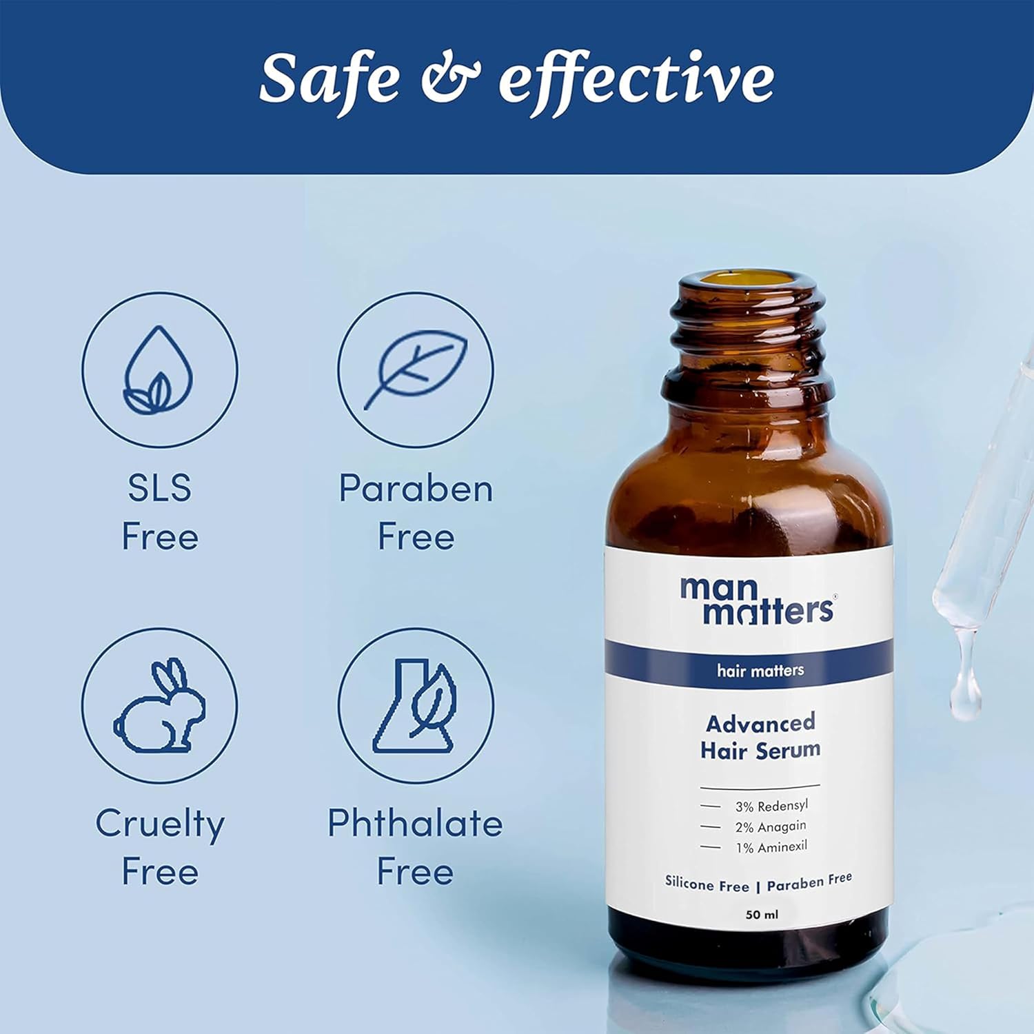 Man Matters Advanced Hair Regrowth Serum