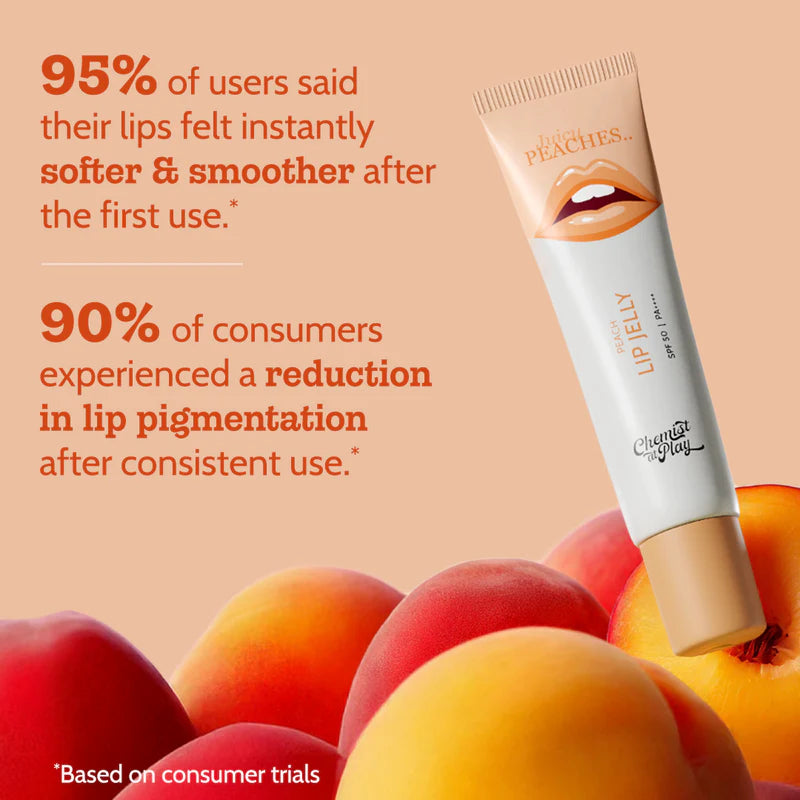 Chemist at Play Ceramides + 2% Kojic Acid Tinted Lip Balm SPF 50 PA++++ - Peach