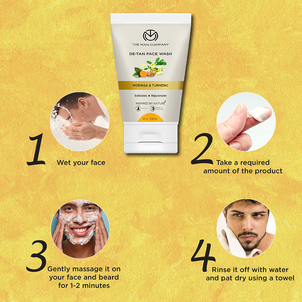 The Man Company De-Tan Face Wash - 100 ML
