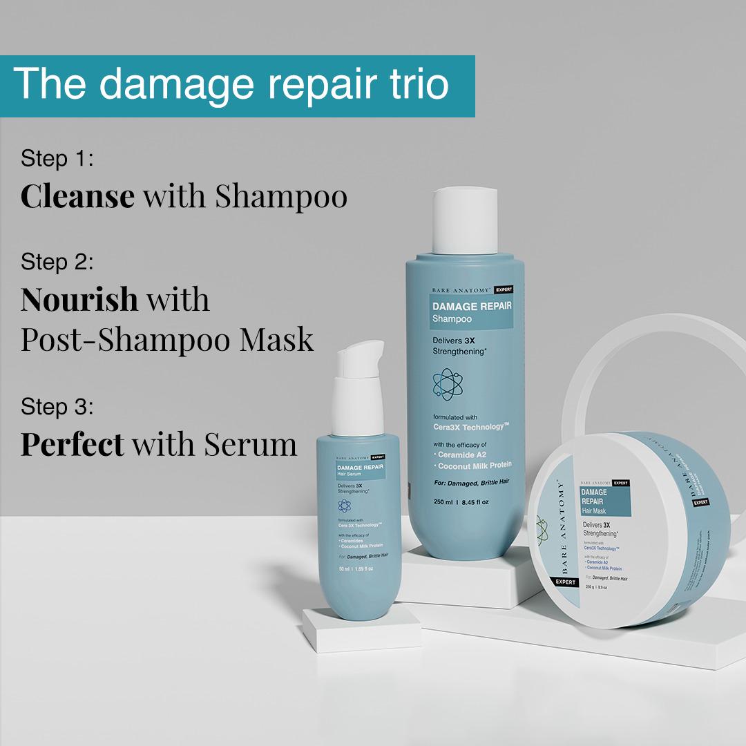 Bare Anatomy Damage Repair Shampoo - 250ml