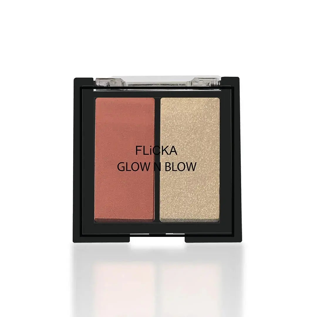 Flicka Cosmetics Glow N Blow - Blusher & Highlighter