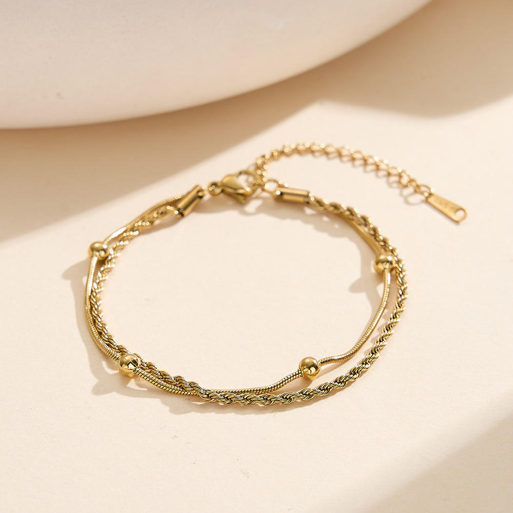 Salty Golden Whisper Anklet