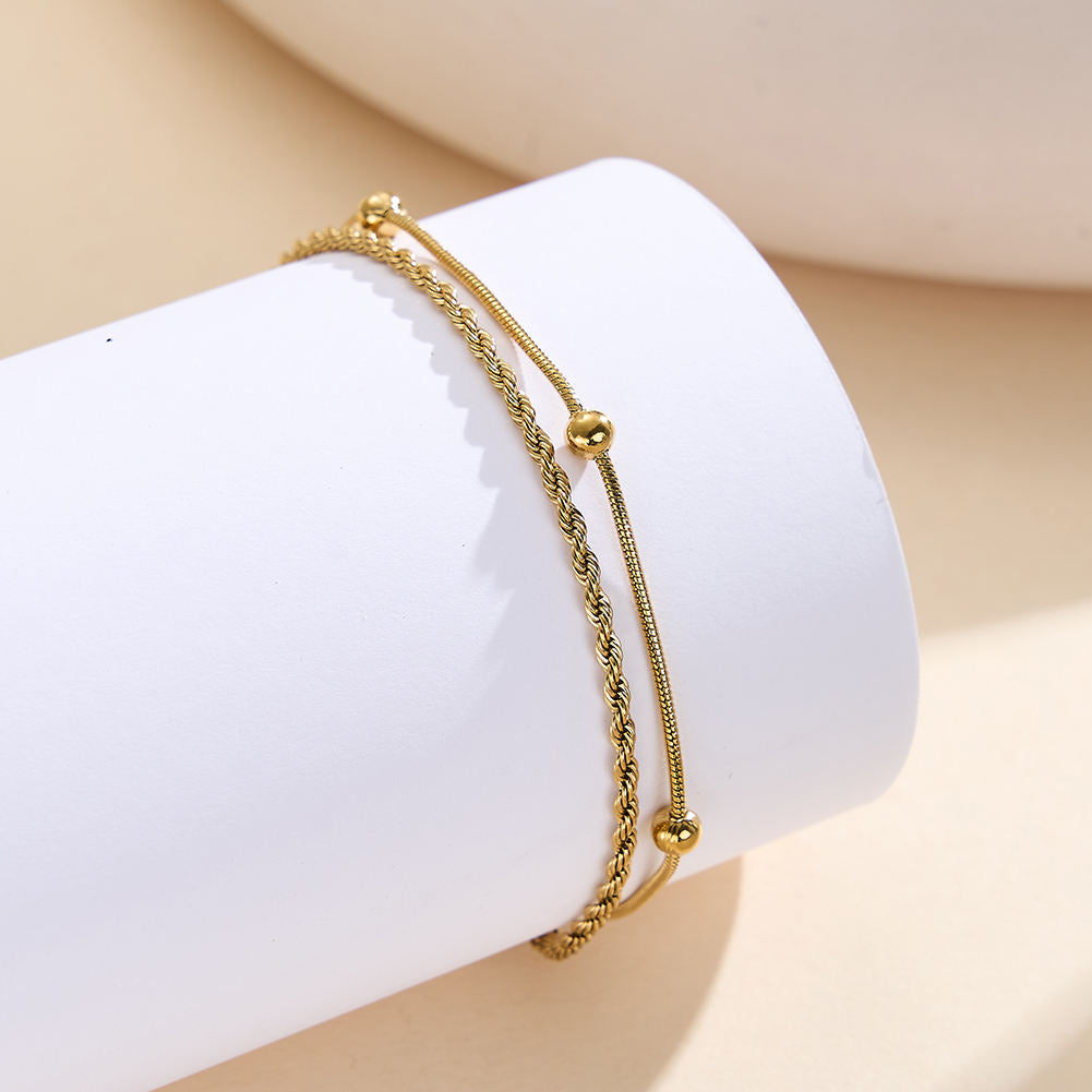 Salty Golden Whisper Anklet