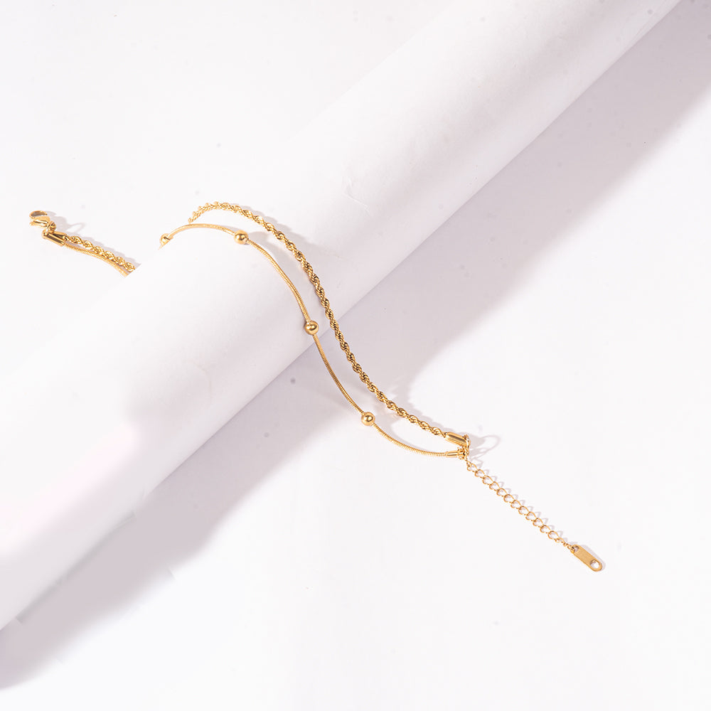 Salty Golden Whisper Anklet