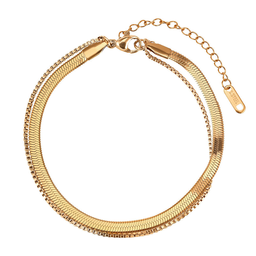 Salty Luxe Layer Anklet