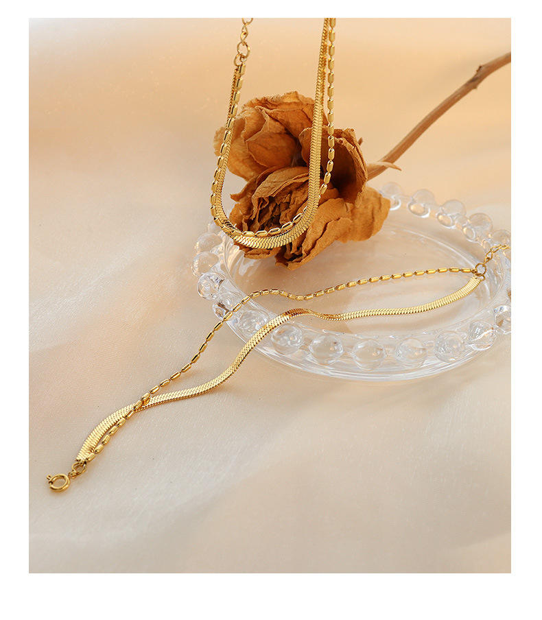 Salty Golden Duo Layer Anklet