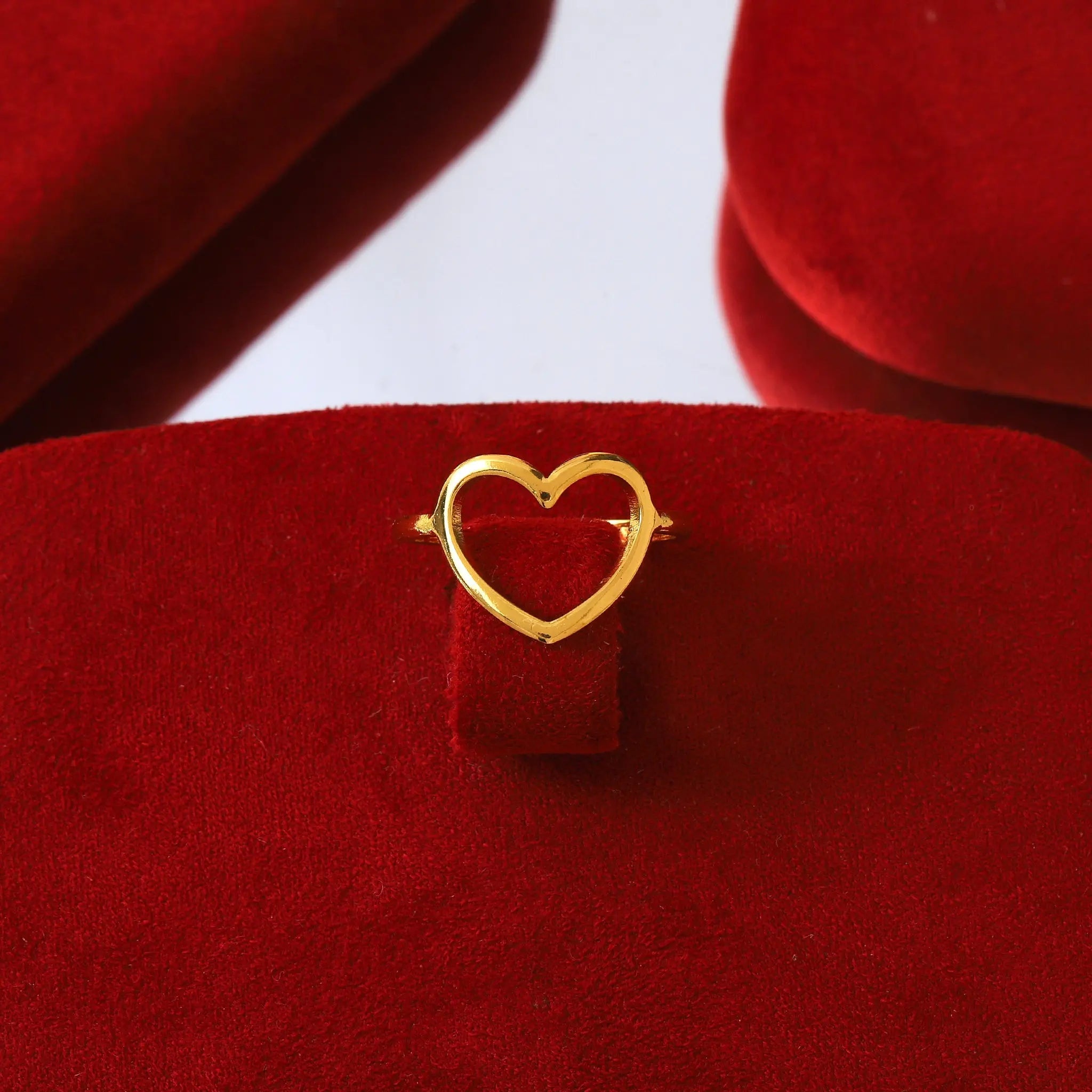 Salty Adjustable Open Heart Ring