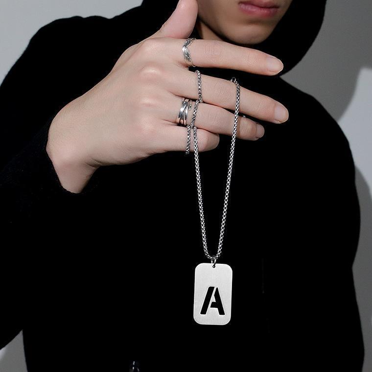 Salty Dainty Alphabet Pendants