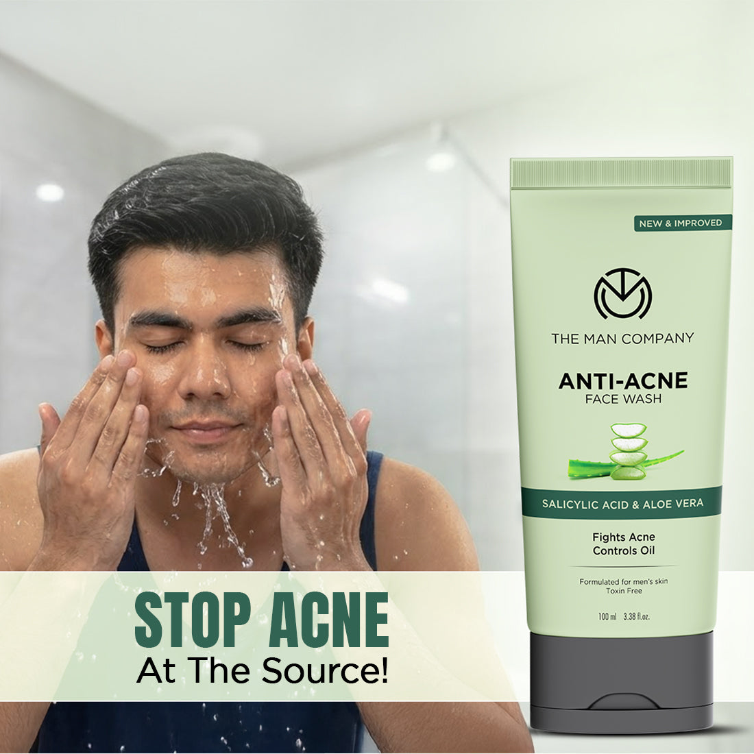 The Man Company Anti Acne Face Wash - 100ml