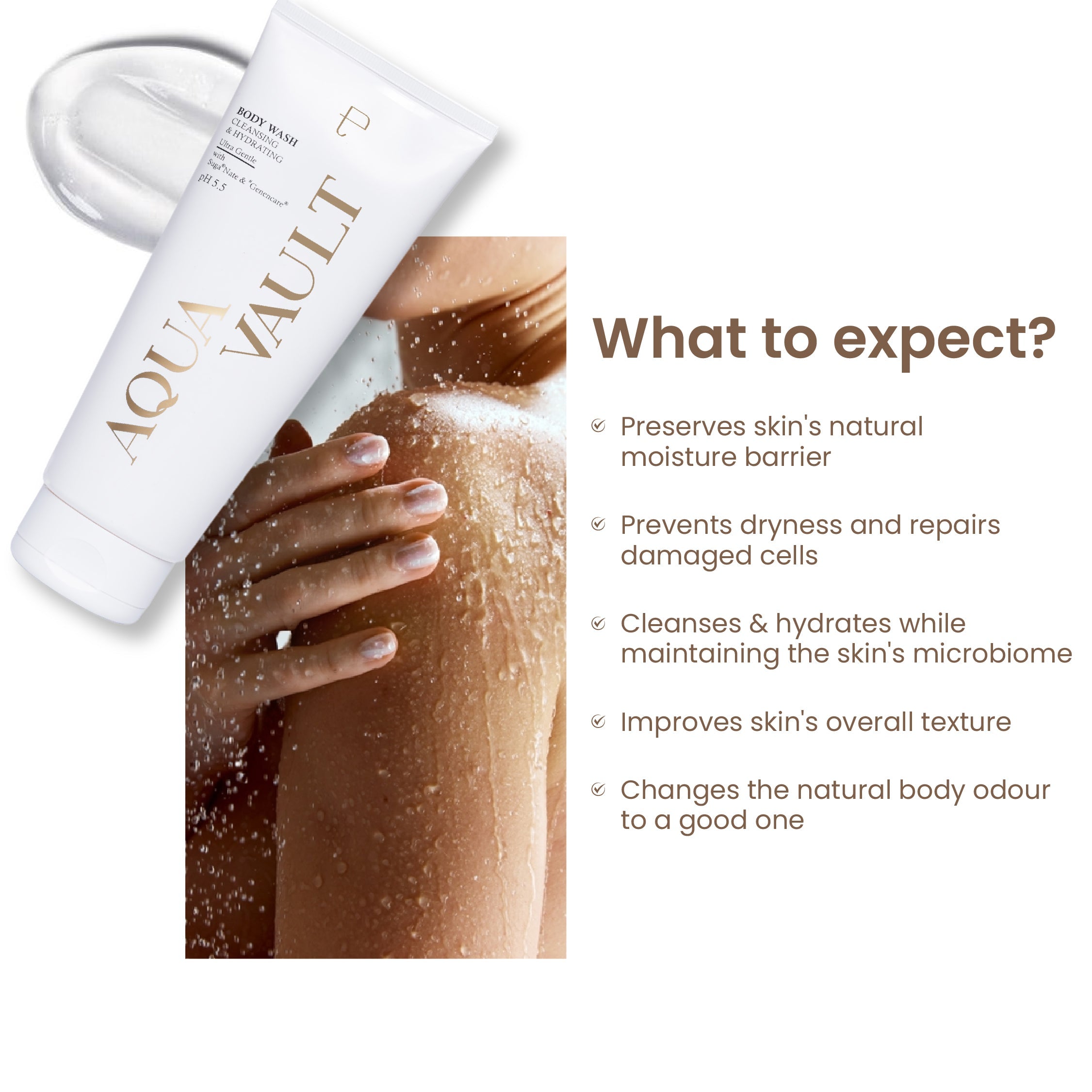 Personal Touch Vanilla Rush - Aquavault Body Wash 200ml