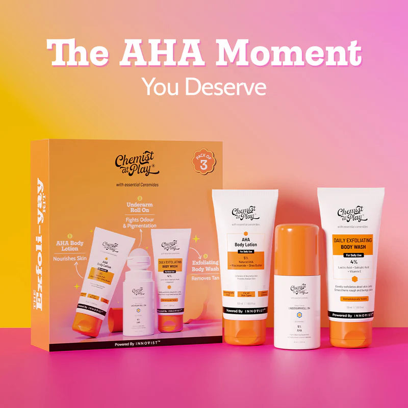 Chemist at Play 3-Step Body Exfoliating Kit