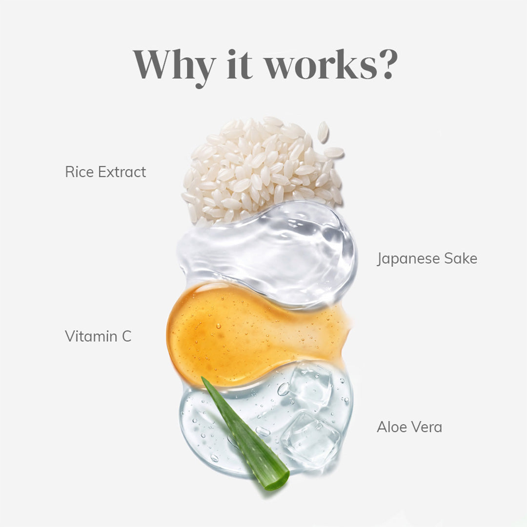 Clayco Brightening Rice & Sake Sleep Mask with Vitamin C - 30ml