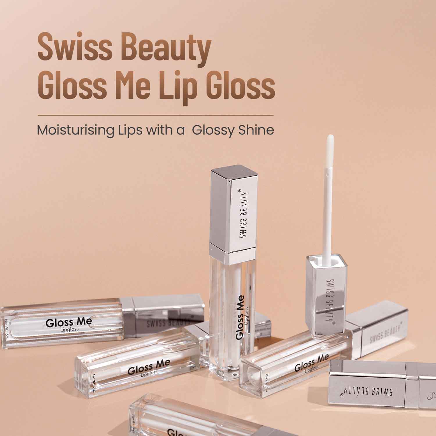 Swiss Beauty Gloss Me Lip Gloss - Transparent-1