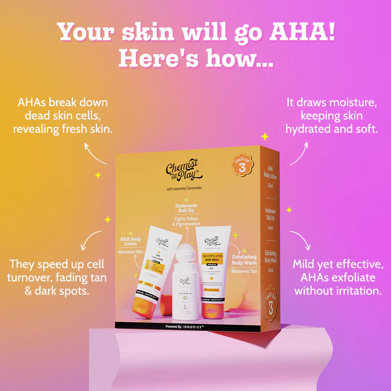 Chemist at Play 3-Step Body Exfoliating Kit