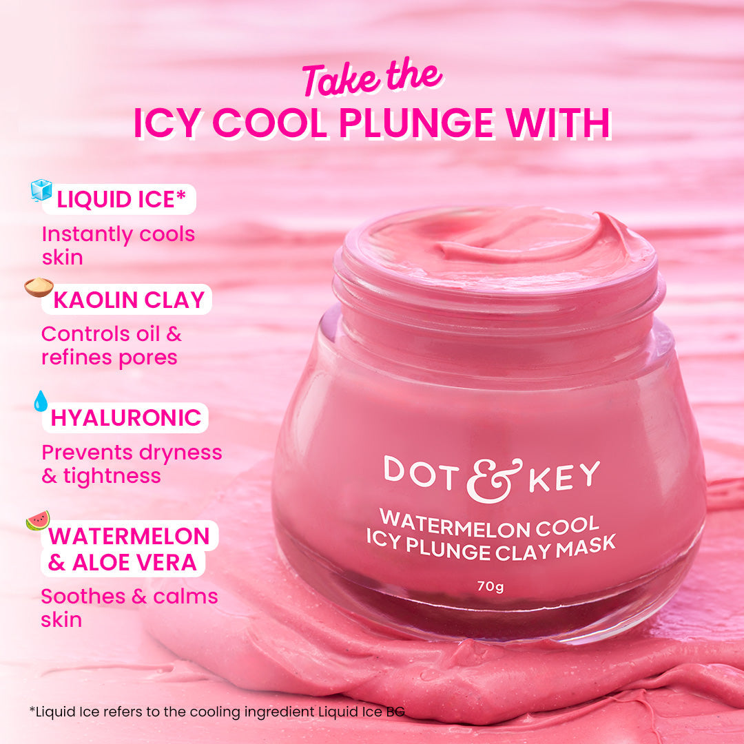 Dot & Key Watermelon Cool Icy Plunge Clay Mask - 70g