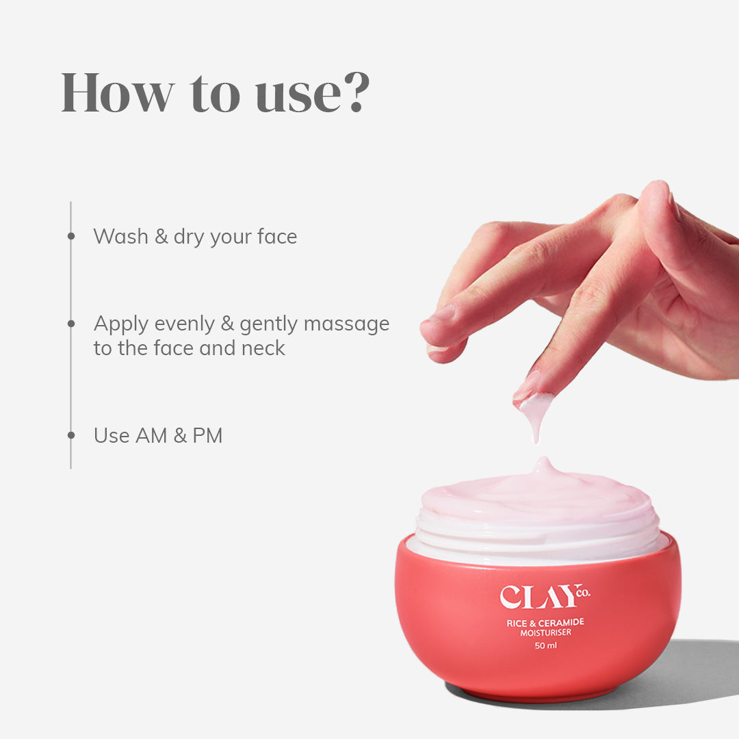 ClayCo Hydrating Rice & Ceramide Moisturiser with Exosomes - 50ml