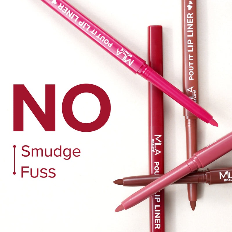 Mila Beaute Pout It Matte Lip Liner - Set of 12