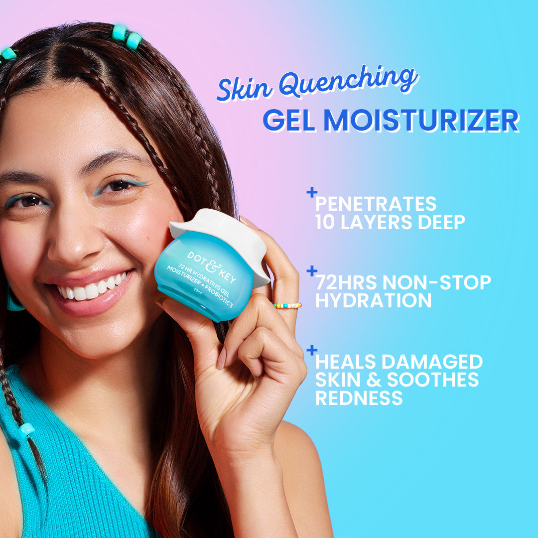 Dot & Key 72HR Hydrating Gel Moisturizer + Probiotics - 60ml