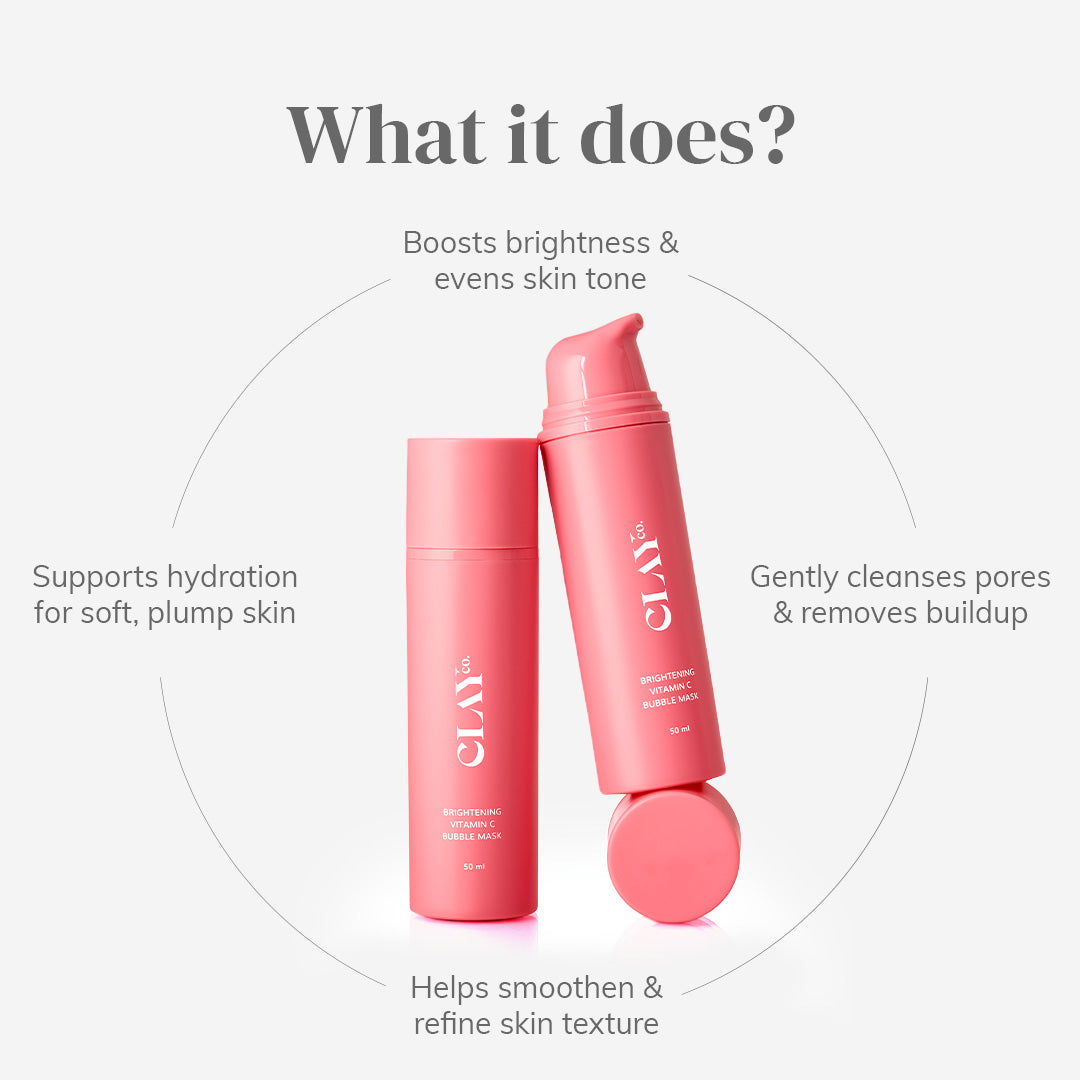 ClayCo Brightening Vitamin C Bubble Mask - 50ml