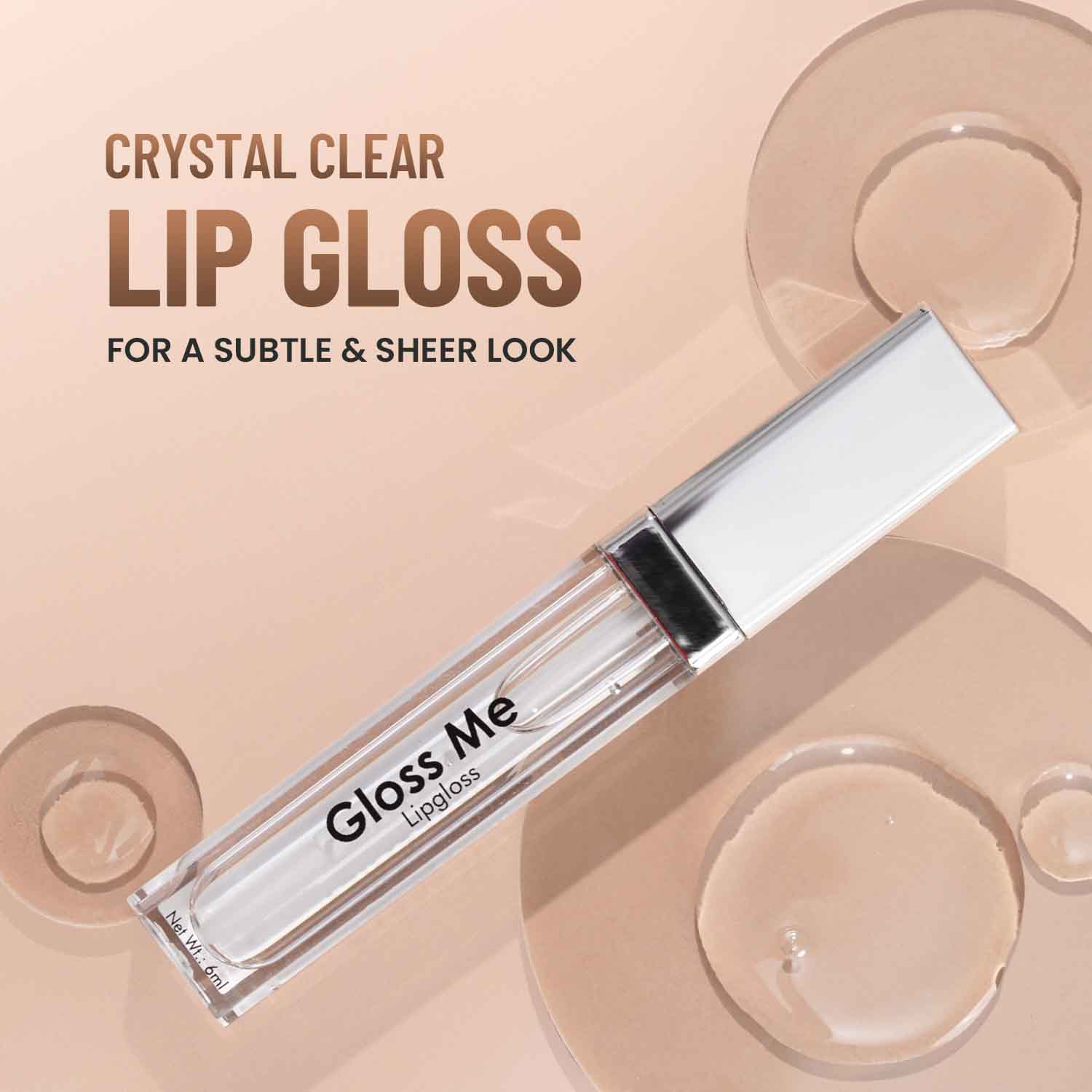 Swiss Beauty Gloss Me Lip Gloss - Transparent-1