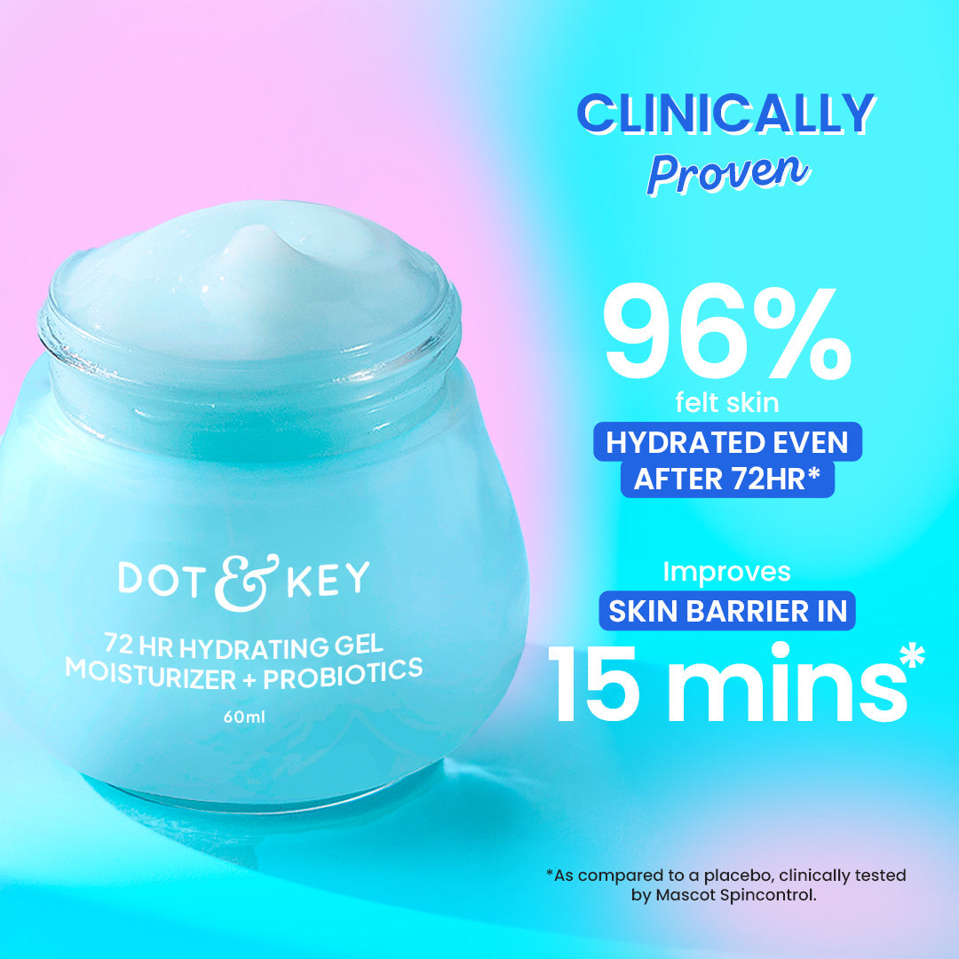 Dot & Key 72HR Hydrating Gel Moisturizer + Probiotics - 60ml