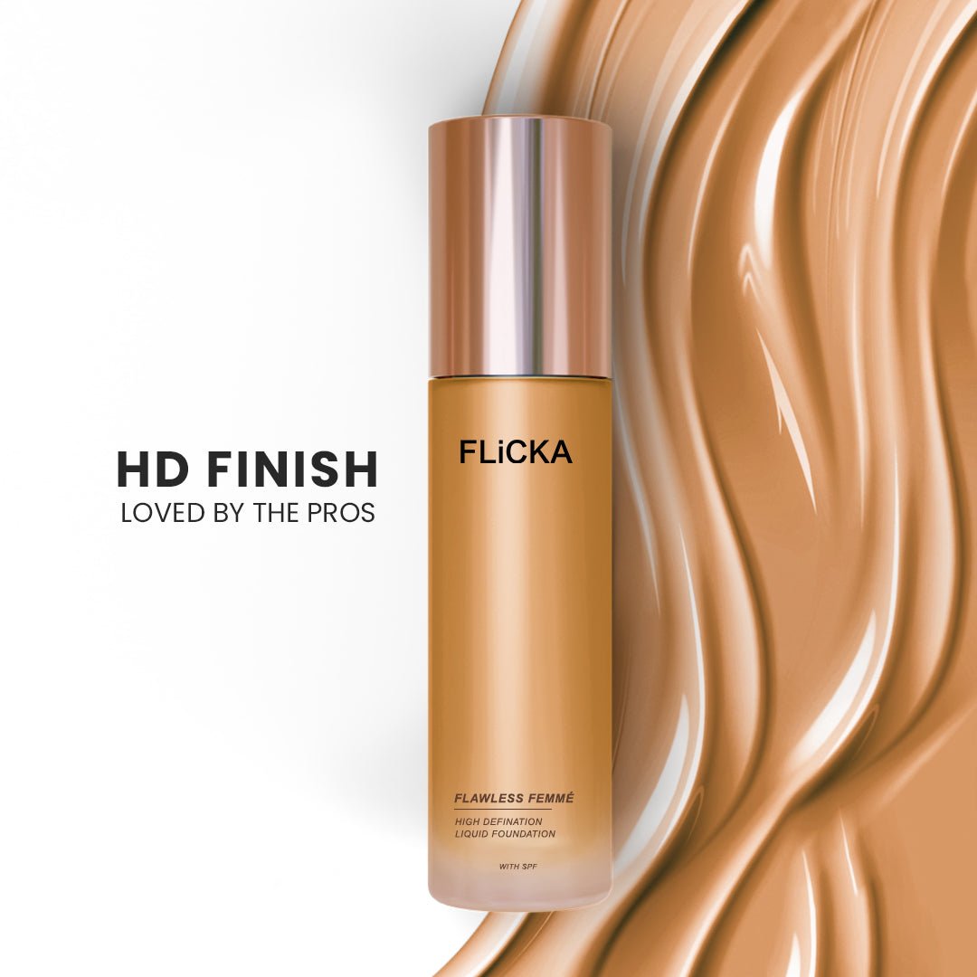 Flicka Cosmetics Flawless Femme Hd Liquid Foundation