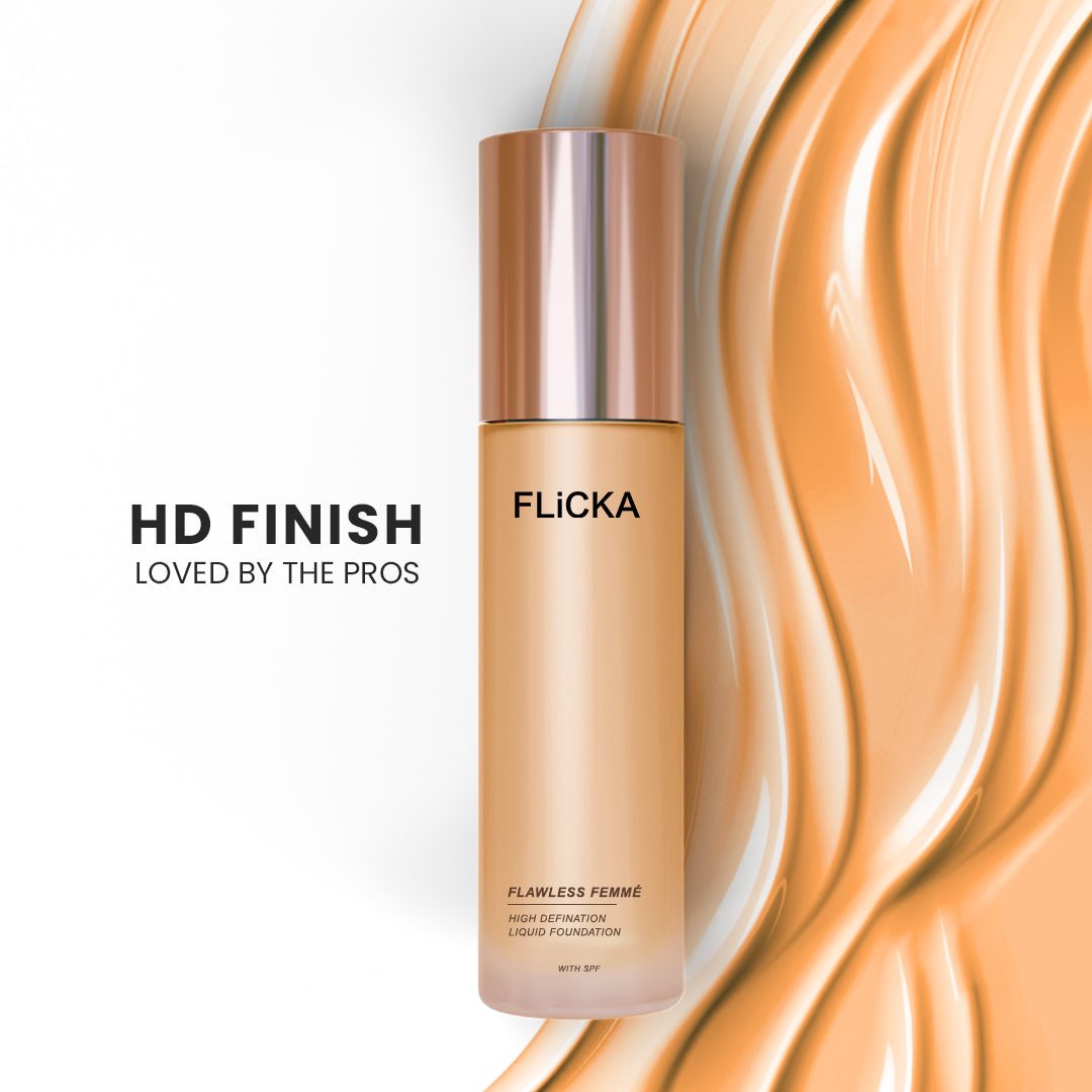 Flicka Cosmetics Flawless Femme Hd Liquid Foundation