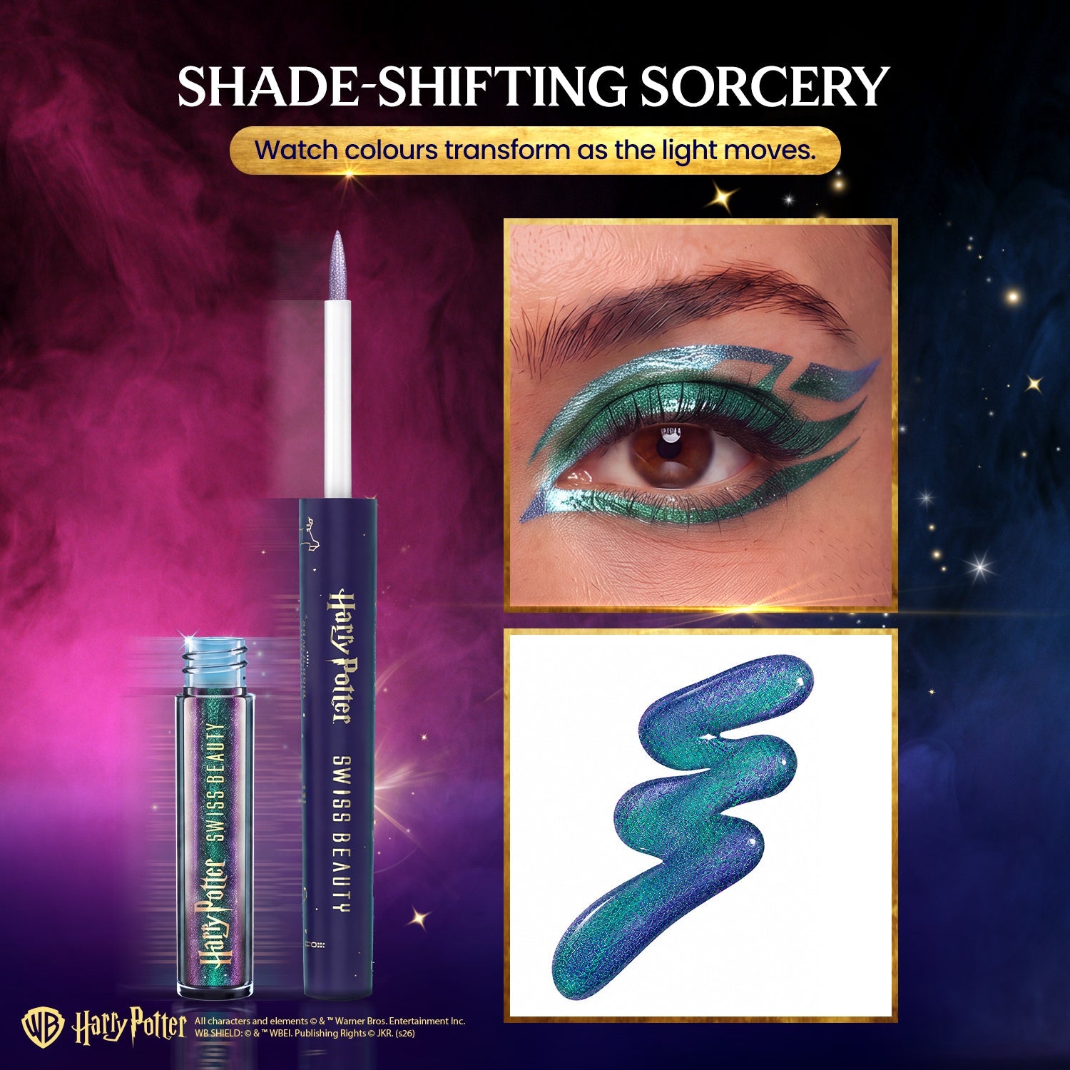 Swiss Beauty Potions Purple - Classy Multichrome Eyeliner - HP