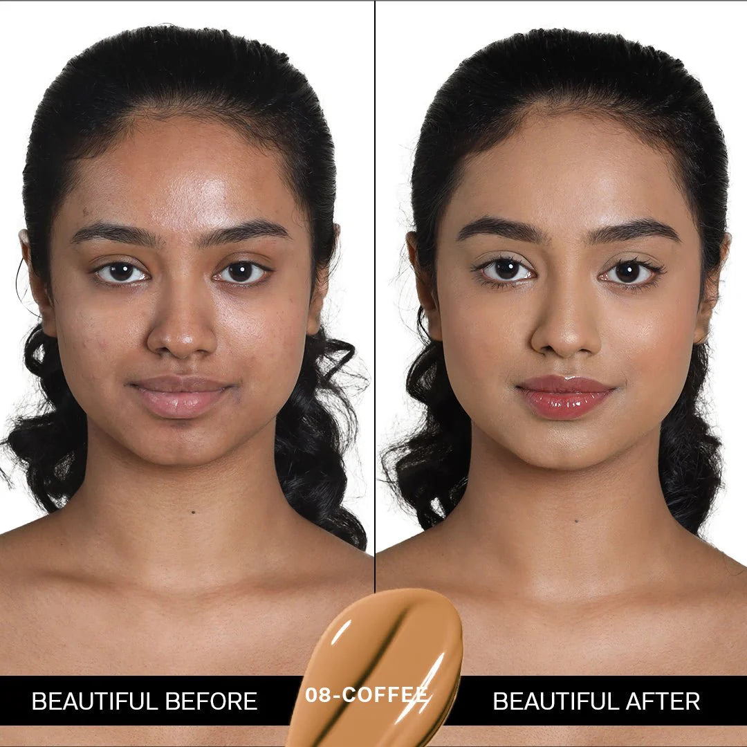 Flicka Cosmetics 08Coffee - Flawless Femme Hd Liquid Foundation