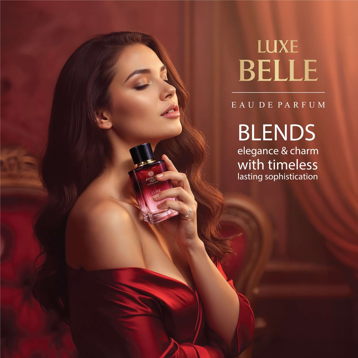 Ayouthveda Luxe Belle Eau De Parfum for Women – Sweet Floral Luxury Perfume (100ml)