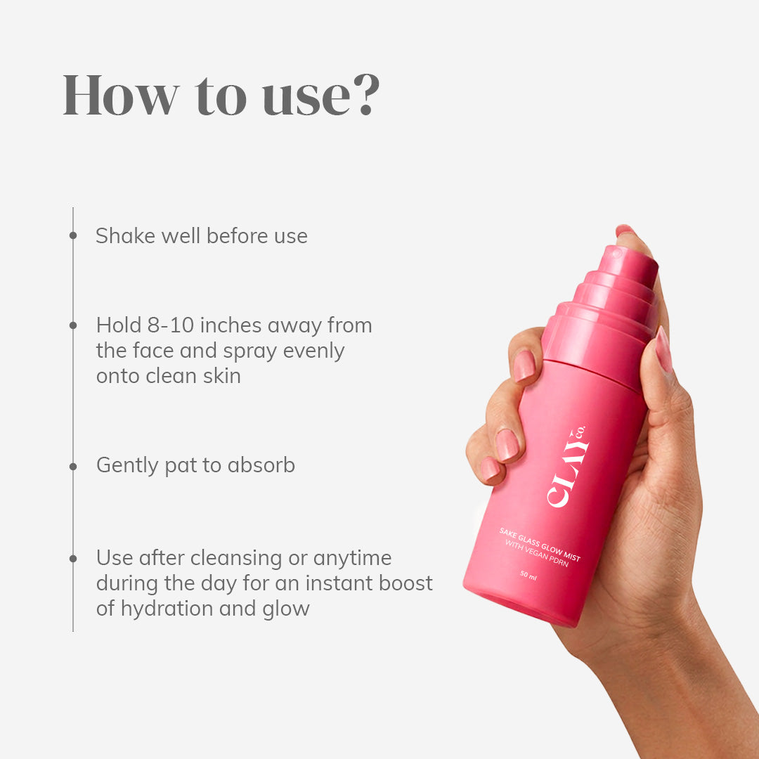 ClayCo Sake Glass Glow Mist with Vegan PDRN - 50ml