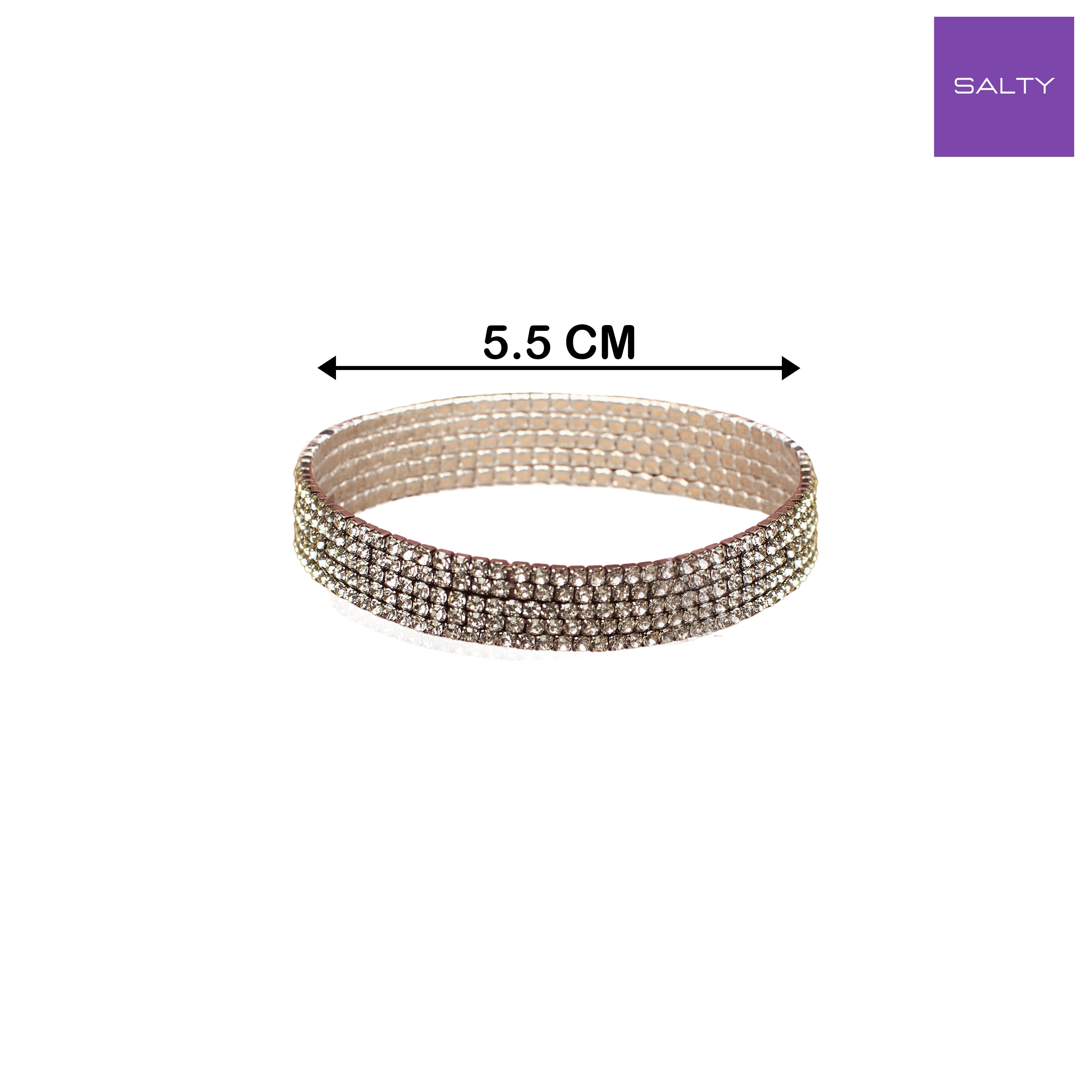 Salty Pewter Stretchable Bands (Set of 5)