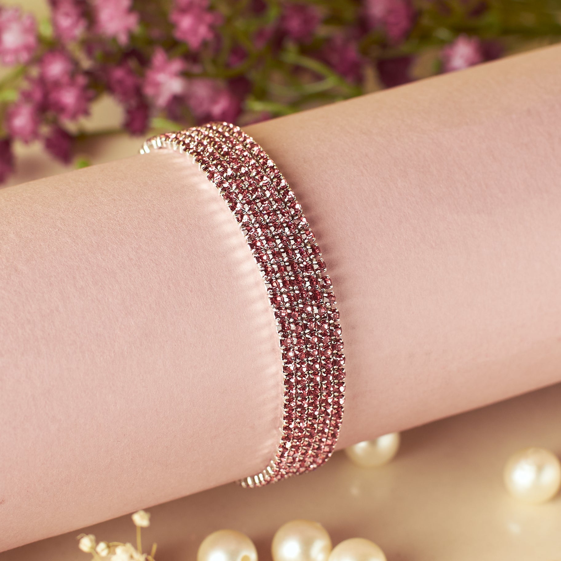 Salty Rich Mulberry Stretchable Bands (Set of 5)