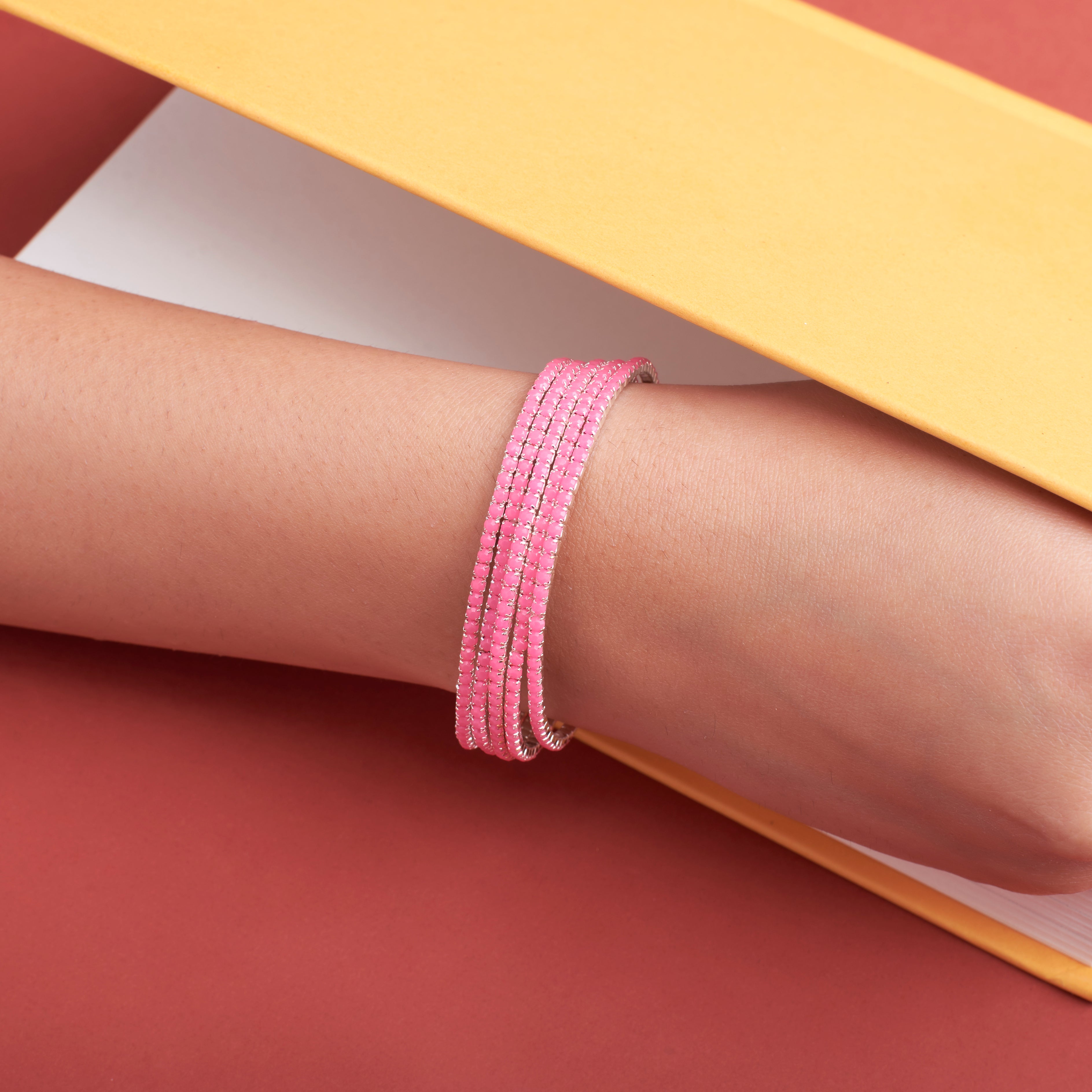 Salty Strawberry Sorbet Stretchable Bands (Set of 5)