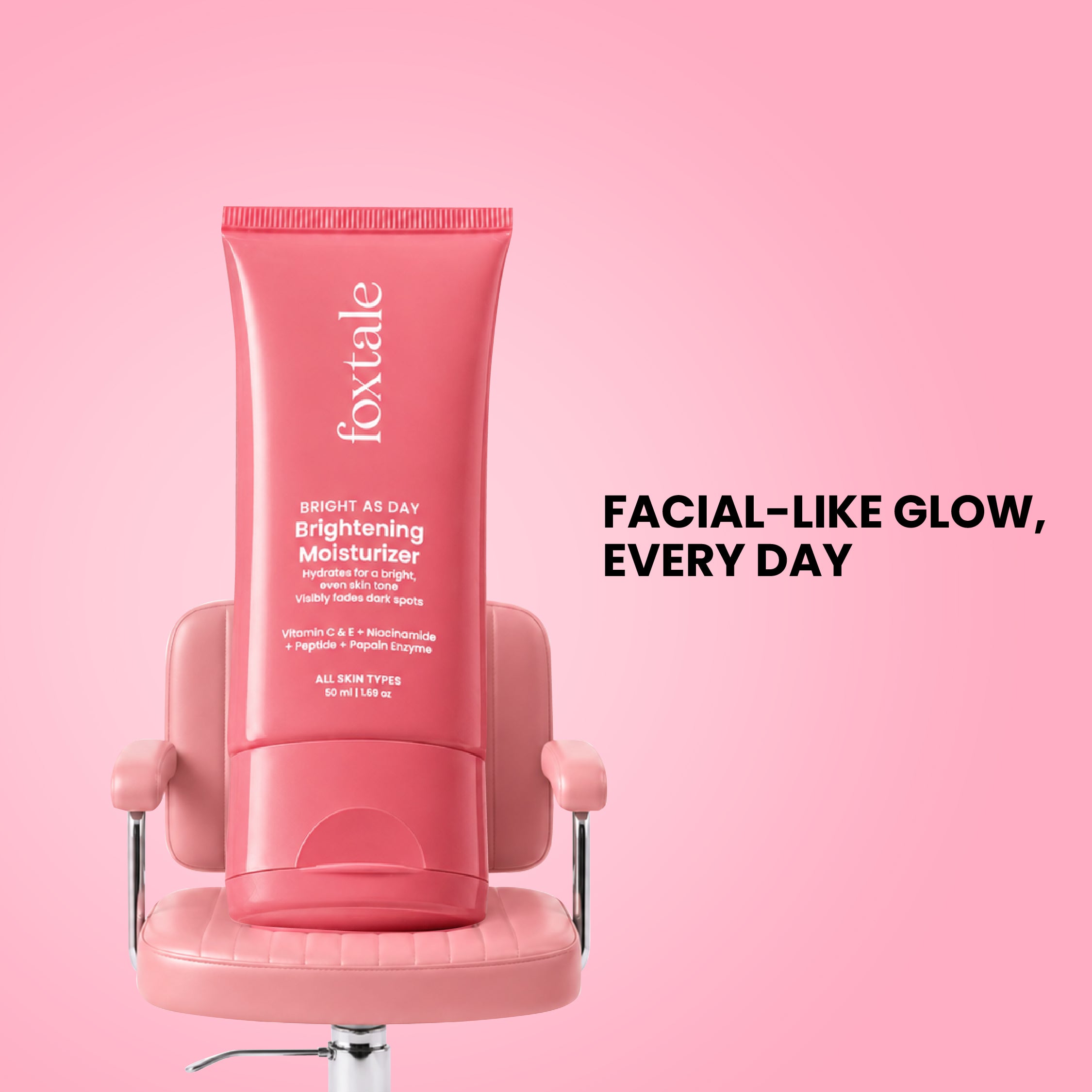 FOXTALE Vitamin C & Papaya Enzyme Daily Brightening Moisturizer