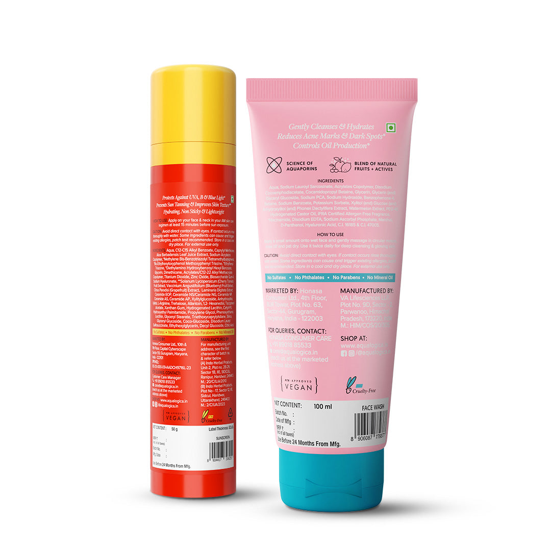 Aqualogica Daily Radiance & Detan Duo