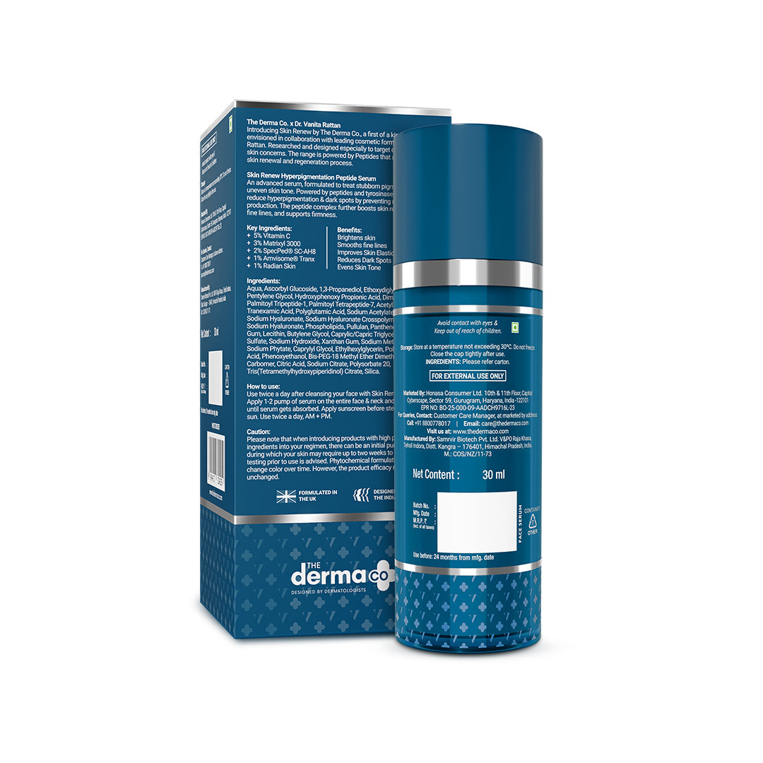 Derma Co Skin Renew Hyperpigmentation Peptide Serum - 30ml