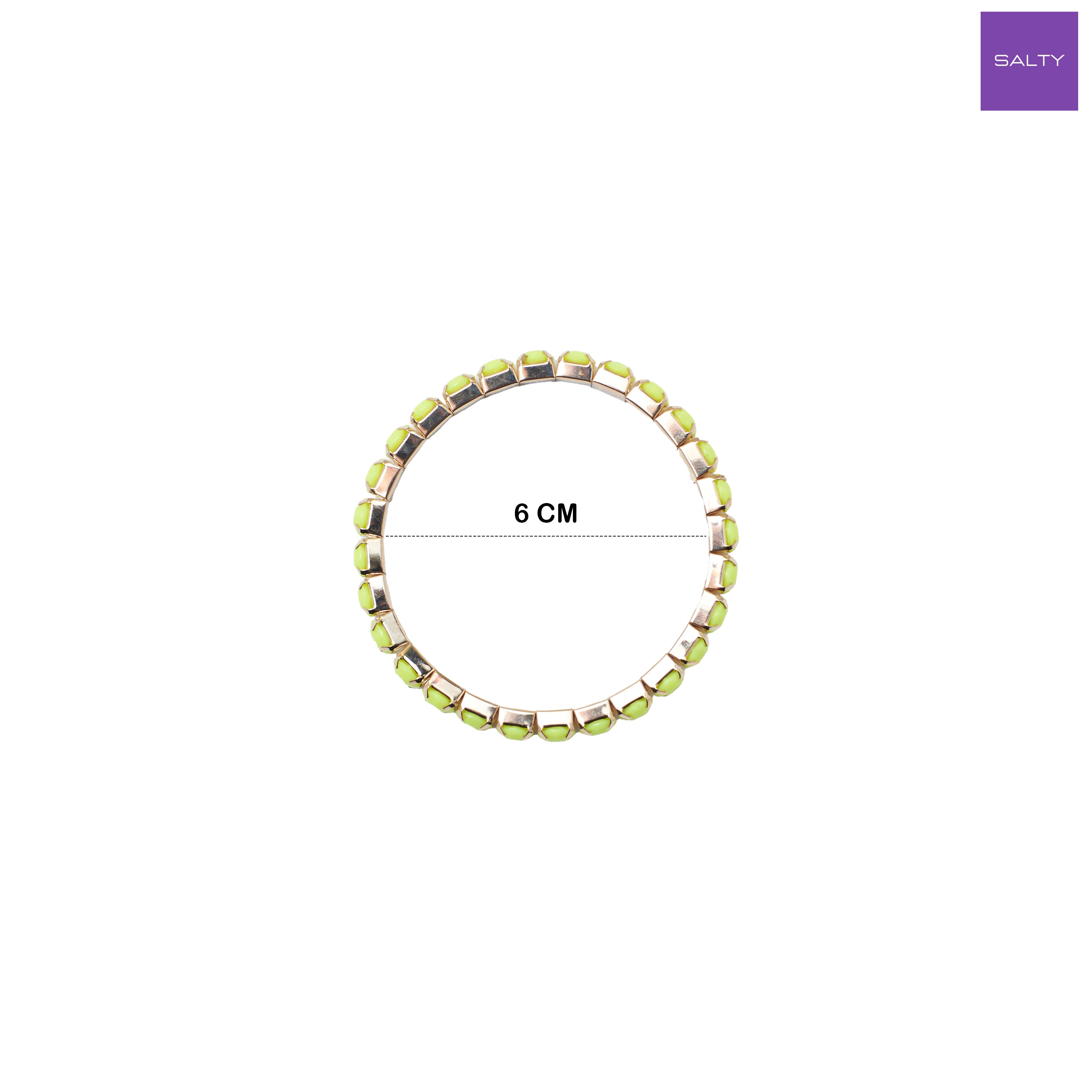 Salty Lemon Flex Stretchable Tennis Band