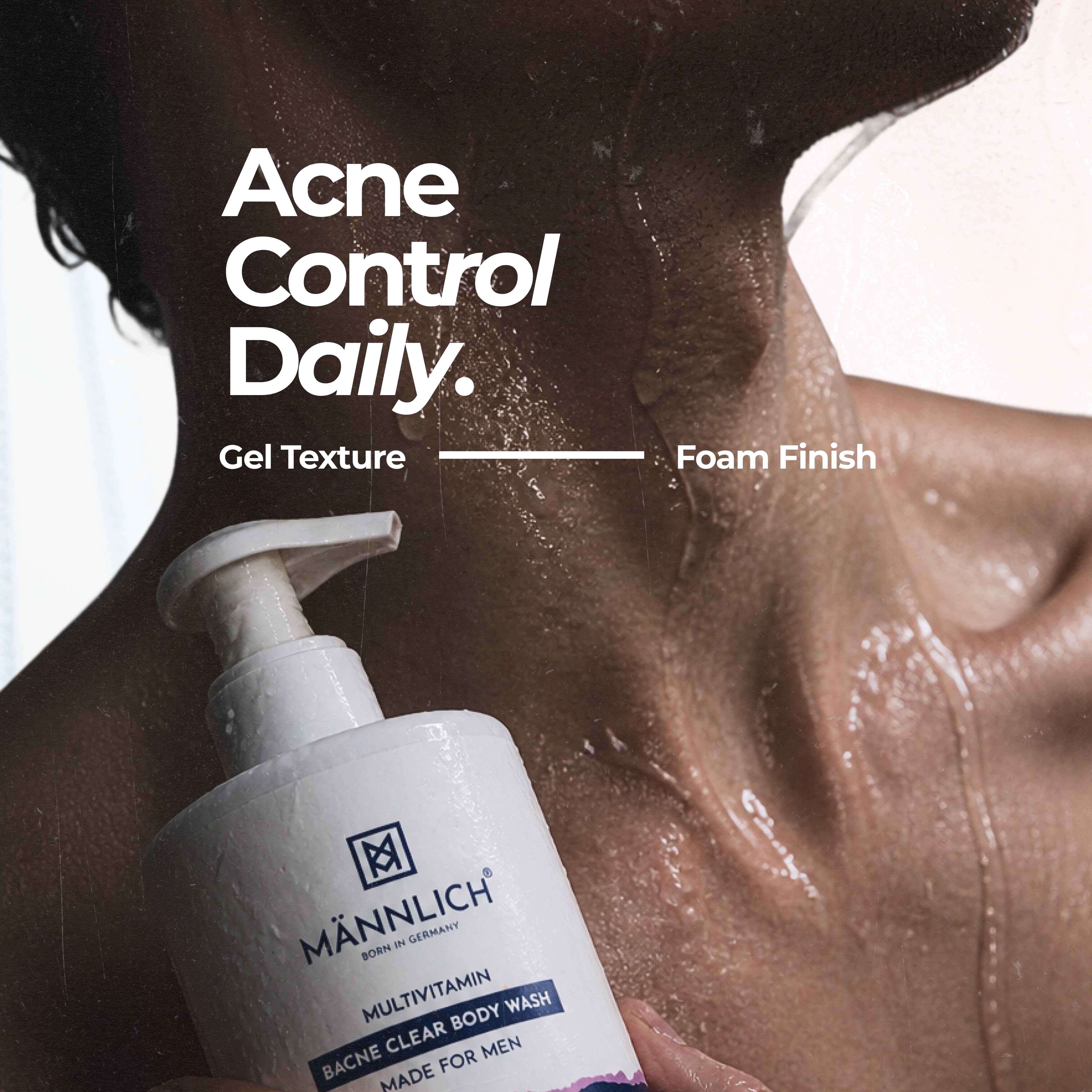 Mannlich Multivitamin Bacne Clear Body Wash & De-Tan Body Wash
