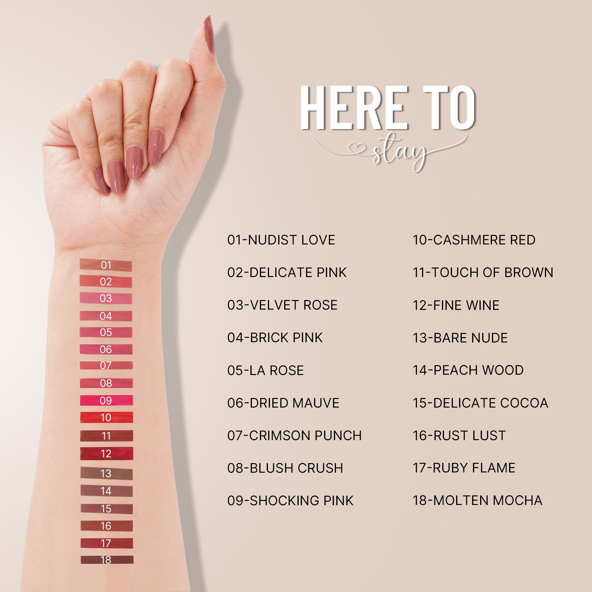 Swiss Beauty Select Here To Stay Liquid Lipstick