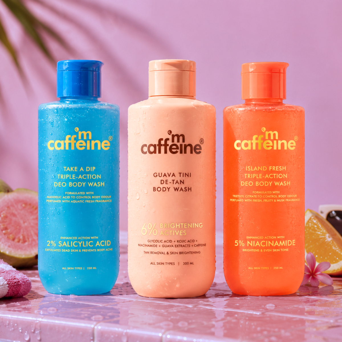mCaffeine Ultimate Fresh & Bright Body Wash (combo)