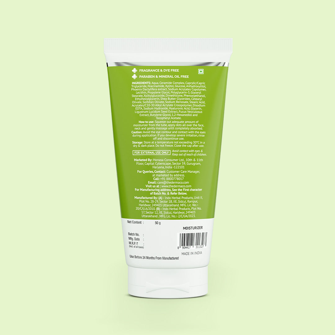 Derma Co 4% Ceramide Barrier Repair Moisturizer with Ceramide, Niacinamide, and Oxylance
