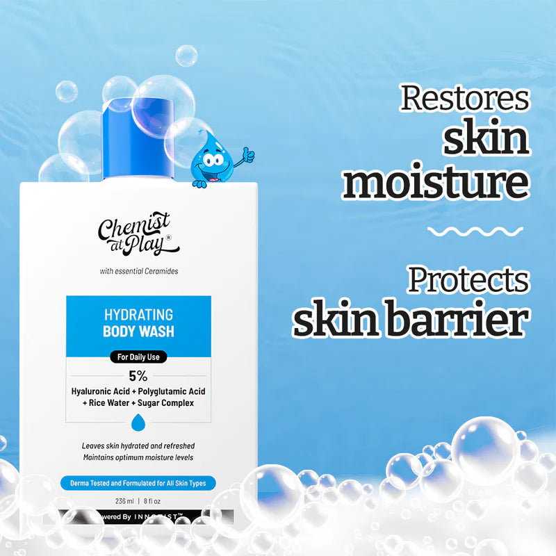 Chemist at Play Hydrating Body Wash with Hyaluronic Acid & Coconut Oil - 236ml