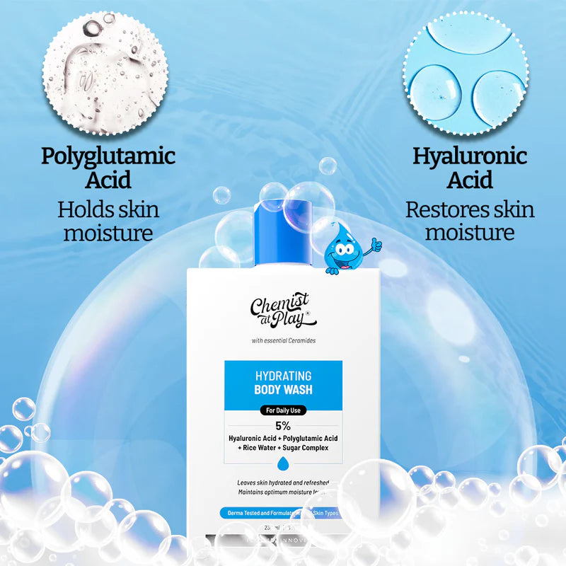 Chemist at Play Hydrating Body Wash with Hyaluronic Acid & Coconut Oil - 236ml