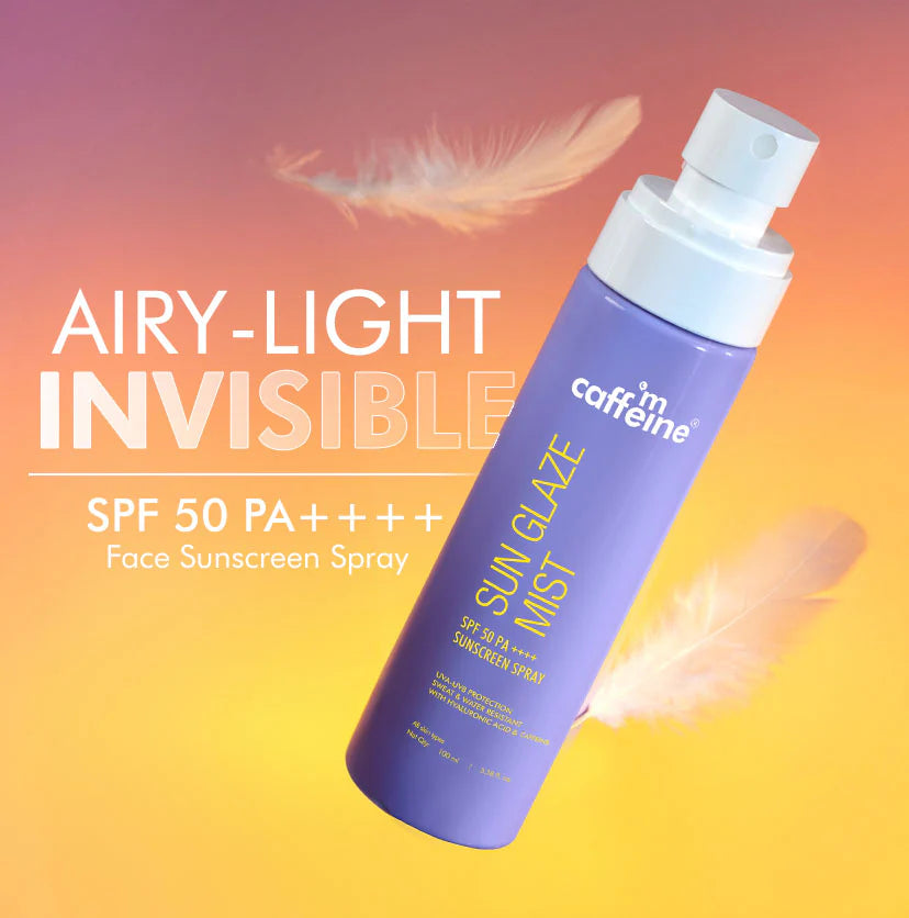 mCaffeine Sun Bath Spf Body Sunscreen 80+ Pa ++++ Spray - 100ml