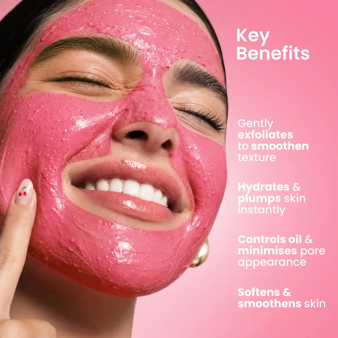 Foxtale Cherry Collagen Clay Mask + Radiance De-Tan Mask (combo)