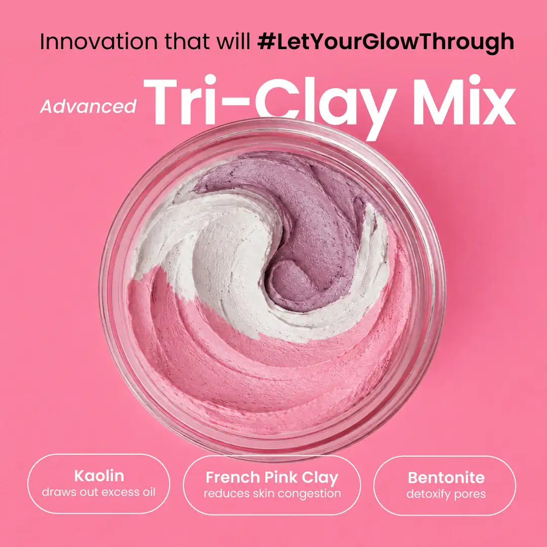 Foxtale Cherry Collagen Clay Mask + Radiance De-Tan Mask (combo)