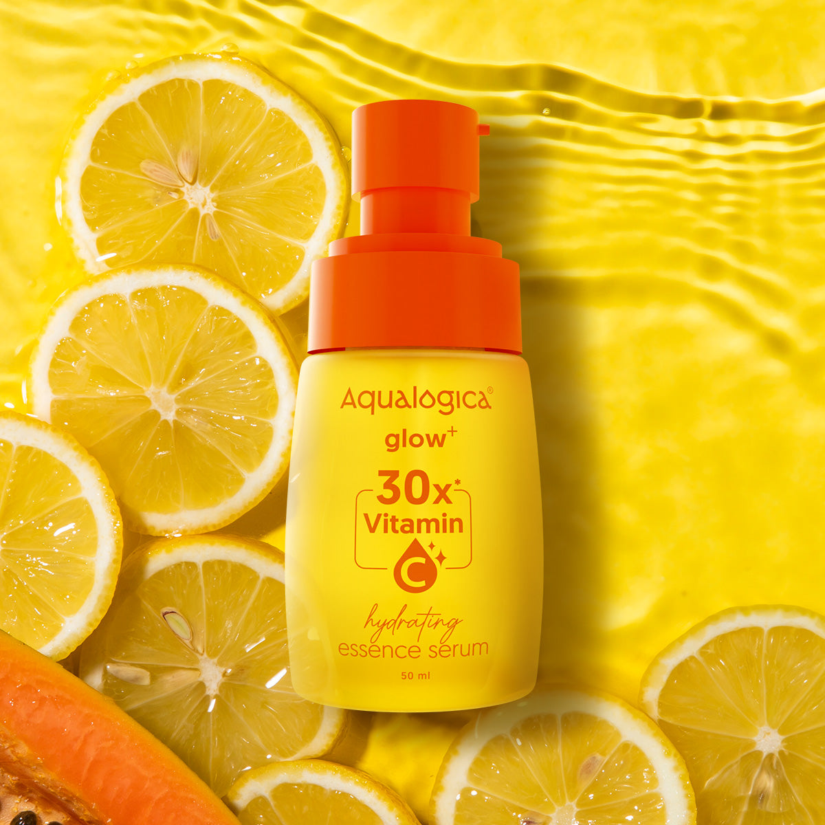 Aqualogica Glow+ 30X* Vitamin C Hydrating Essence Serum- 50ml