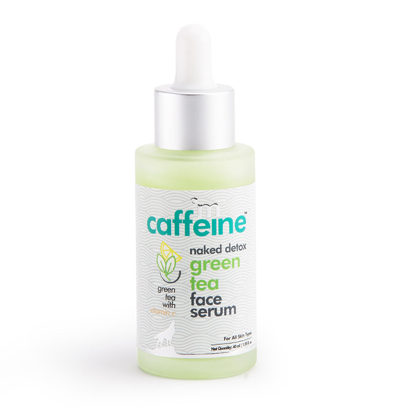 mCaffeine Green Tea Face Serum With Hyaluronic Acid - 40ml
